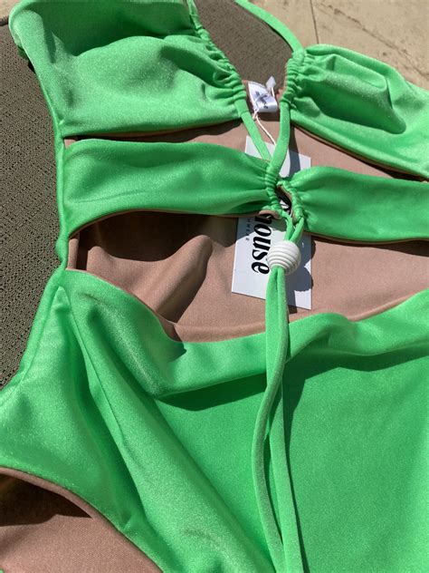 Neon Green Swimsuit