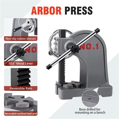 LMYYGOO Arbor Press 1 Ton with Hand Wheel, Cast Iron Heavy India | Ubuy