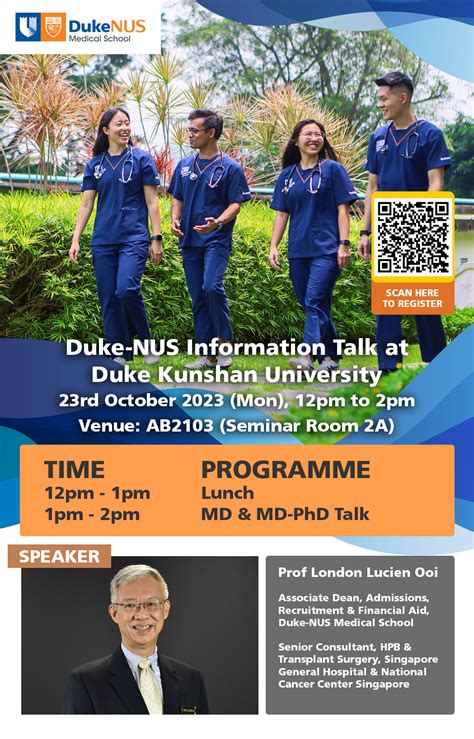Duke-NUS Information Session at Duke Kunshan