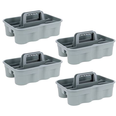 BISupply Cleaning Supplies Organizer Caddies - 4pk Bathroom Cleaning ...