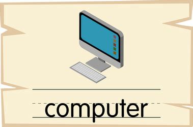 Image result for Computer Flashcard