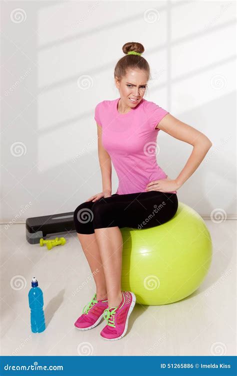 Woman with Hip Pain during Workout Stock Photo - Image of female ...
