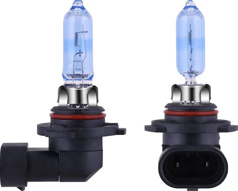 NEWBROWN 9005 Headlight Bulbs HB3 9005 Halogen Bulb 5000K Super White ...