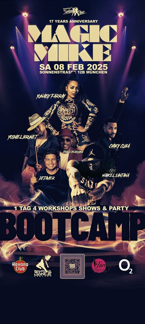 Magic Mike Bootcamp 2025, Gelb-Schwarz-Casino München e.V., Munich, 8 ...