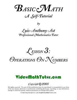 Basic Arithmetic Lessons 的图像结果