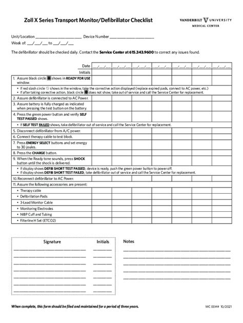 Fillable Online Zoll X Series Monitor Defibrillator - Cardo MedicalZoll ...