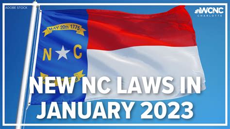 These laws go into effect on Jan. 1, 2023 in NC | wcnc.com