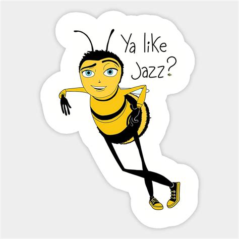 Bee movie ya like jazz sticker by cheerhio – Artofit