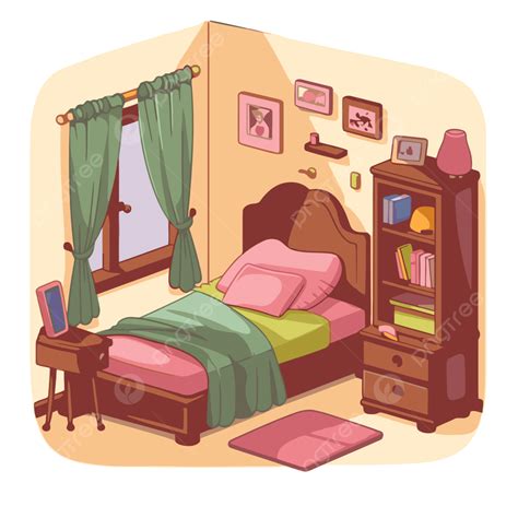 Bed Cartoon Clipart