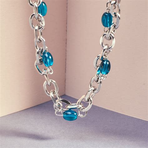 Nautical Blue Bead Chain | Salty – Salty Accessories