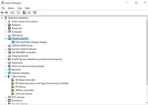 Image result for Microsoft Basic Display Adapter Error