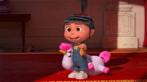 Download Agnes Holding Unicorn Despicable Me 2 Wallpaper | Wallpapers.com