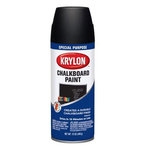 Krylon Chalkboard Spray Paint Black 350ML