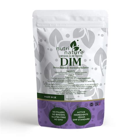 Diindolylmethane Dim 550mg Capsules Dim Supplement | Best Dim NO ...