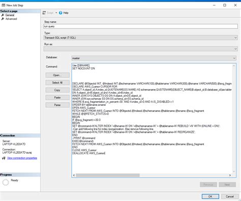 Run SQL Query 的图像结果