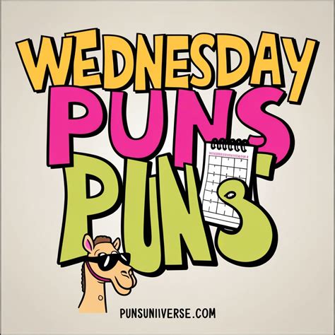 230+ Wednesday Puns to Brighten Your Week - Punsuniverse