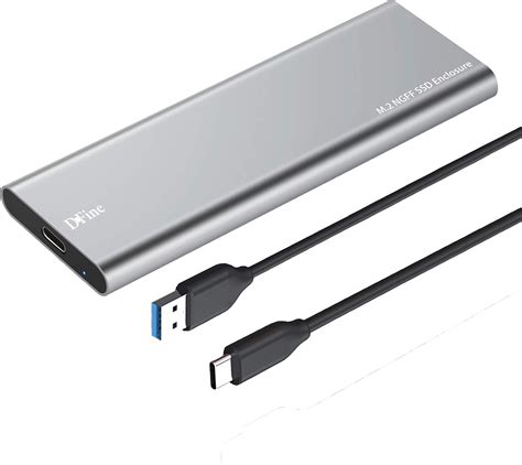 Sharge Disk M.2 NVMe SSD Enclosure with Active Cooling System, 10Gbps ...
