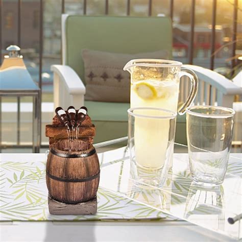 CosHall Tabletop Fountain, Mini Waterfall, Electric, Beer India | Ubuy