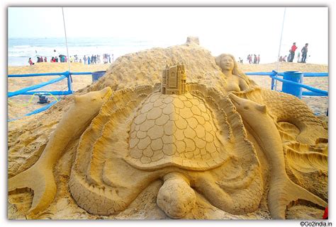 go2india.in : International Sand Art Festival at Chandrabhaga Beach ...
