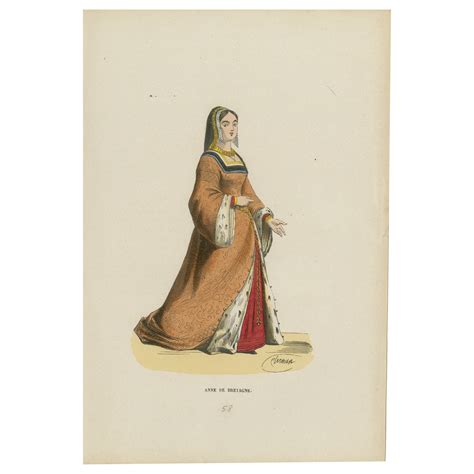 Anne of Brittany: Elegance of a Duchess, 1847 For Sale at 1stDibs