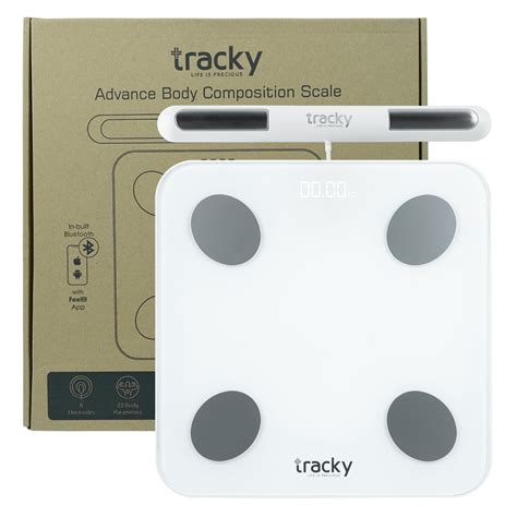 Tracky Advance Body Composition Scale with 8 Electrodes