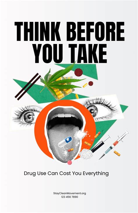Free Drug Awareness Poster Templates to Edit Online