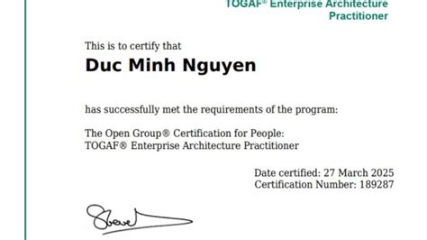 Image result for TOGAF Certification Levels