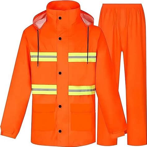 Arasiyama Men's rain suit Rain Gear for Men Waterproof High Visibility ...