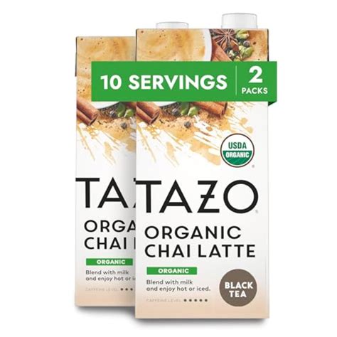 Amazon.com : TAZO Organic Chai Latte Concentrate, Hot or Iced Black Tea ...
