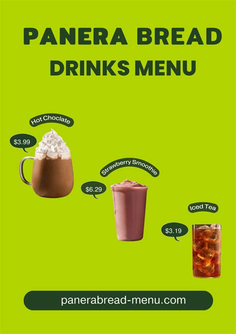 Panera Bread Drink Menu