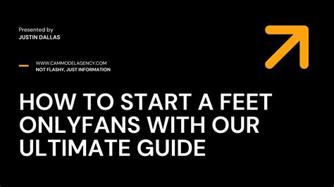 How To Start A Feet OnlyFans With Our Ultimate Guide 2025