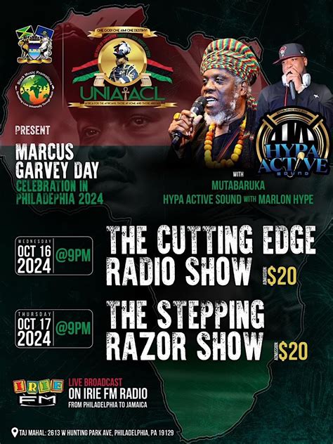MUTABARUKA BROADCAST "CUTTING EDGE" LIVE 1st time USA Philadelphia2024 ...