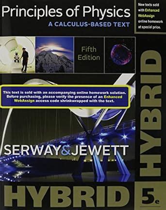 Buy Principles of Physics: A Calculus-Based Text, Hybrid Edition Book ...
