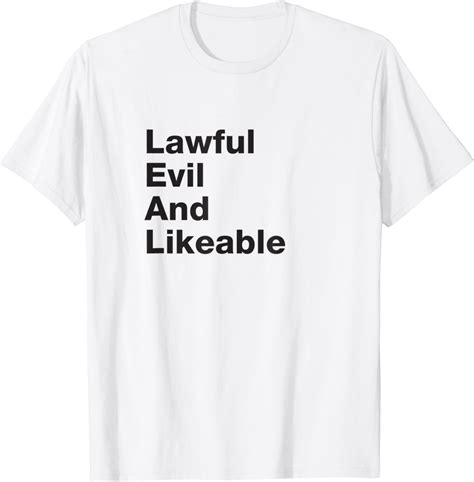 Natural 20 Fantasy Roleplaying Alignment T-Shirt with a Lawful India | Ubuy