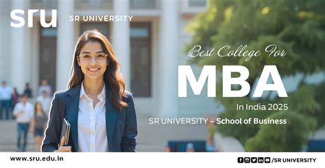 Best College for MBA in India 2025 | SR University – School of Business