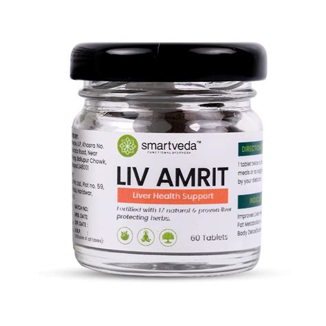 Buy Smartveda Liv Amrit - Ayurvedic Liver Detox Supplement | Kutki+ 16 ...