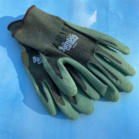 Bamboo Rayon Natural Rubber Palm Gloves – Hudson Valley Seed Company