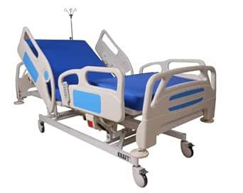 Kraft® 101 Five-Function Motorized ICU Hospital Bed – Adjustable ...