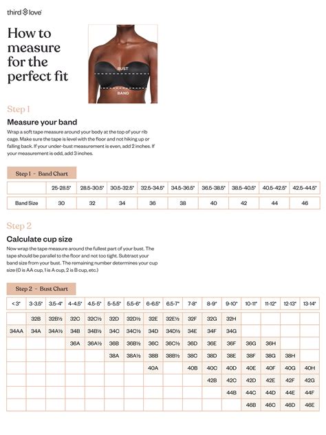 38c Bra Size Chart