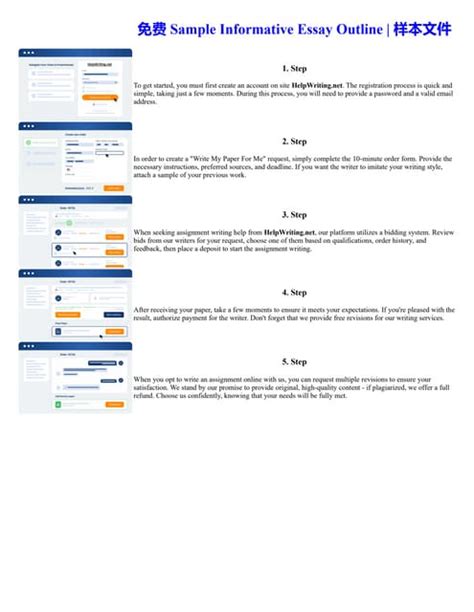 Image result for Informative Essay Outline Example