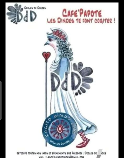 CAFE PAPOTE LES DINDES TE FONT COGITER , Le Croquant, Terrasson, 1 May ...