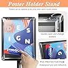 Climberty Stainless Steel 11x17 Inch Pedestal Standing Sign Holder ...