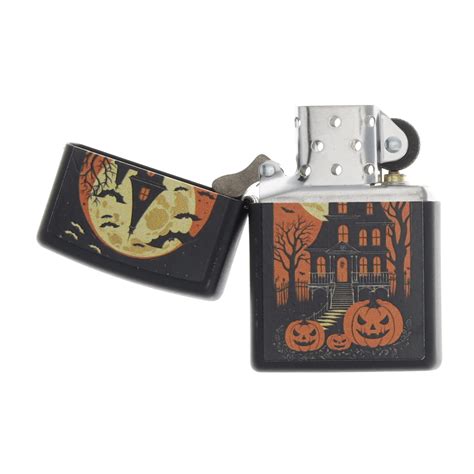Zippo SMKW Exclusive Halloween 2025 Haunted House Lighter ZP424870 - Smoky Mountain Knife Works