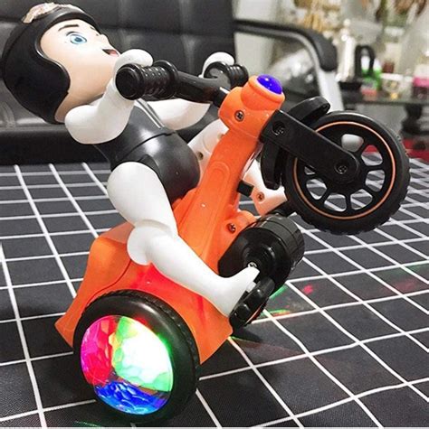 Stunt bicycle toy