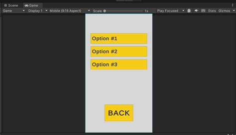 Image result for Option Menu Tutorial in Unity