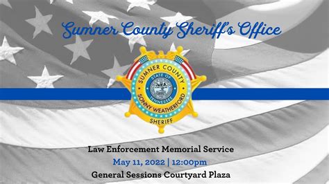 2022 Sumner County Sheriff's Office Law Enforcement Memorial - YouTube