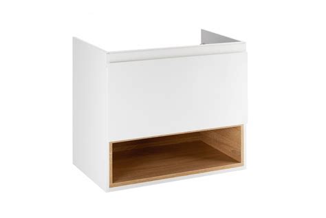 ROBIN Тумба підвісна 600х580х437, White/Whitish Oak - buy in Lviv, Kyiv ...