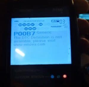 P00B7 Code 的图像结果