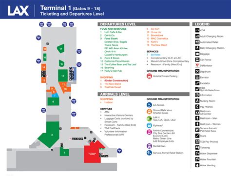 Lax Terminal Map Southwest at Toby Denison blog