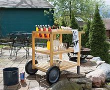 Image result for DIY Outdoor Serving Cart